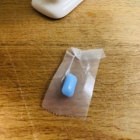 Dollhouse Porcelain Bathroom Tub Sink Toilet Curtains Miniature Set Floral Vtg - Picture 8 of 10